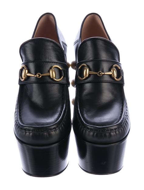 gucci platform loafers women